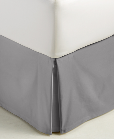 Hotel Collection Closeout!  Mineral Bedskirt, California King, Created For Macy's In Grey