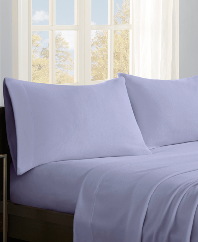 Sleep Philosophy True North By  Micro Fleece 3-pc Twin Sheet Set Bedding In Lavender