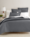 Charter Club Quilted Cotton 3-pc. Coverlet Set, King, Exclusively At Macy's In Marble