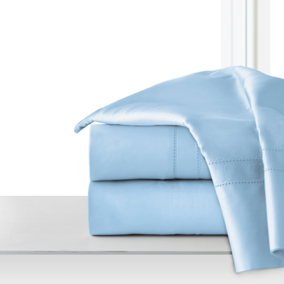 Pointehaven Solid 620 Thread Count Cotton 4-pc. Sheet Set, California King In Sky Blue