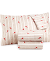 SHAVEL MICRO FLANNEL PRINTED FULL 4-PC SHEET SET