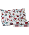 SHAVEL MICRO FLANNEL PRINTED QUEEN 4-PC SHEET SET