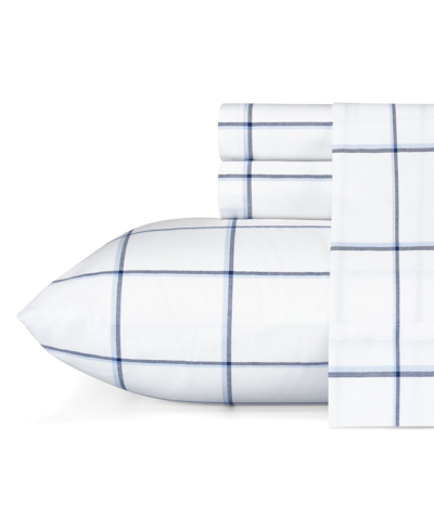 NAUTICA PLOT COTTON PERCALE 3-PIECE SHEET SET, TWIN XL