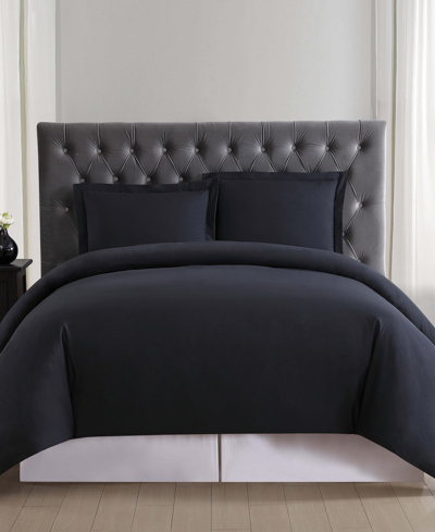 Truly Soft Everyday Duvet Cover Set, Full/queen In Black