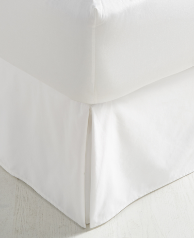 Charter Club 550 Thread Count 100% Cotton Bedskirt, California King, Created For Macy's In White