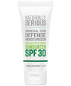 NATURALLY SERIOUS MINERAL SUN DEFENSE MOISTURIZER BROAD SPECTRUM SUNSCREEN SPF 30