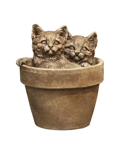 Campania International Sprouts Garden Statue In Brown