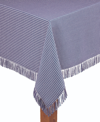 Lintex Homespun Marine 100% Cotton Tablecloth 52"x52" In Marine