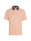 Theory Kayser Modal Jersey Polo In Rose Dust Multi