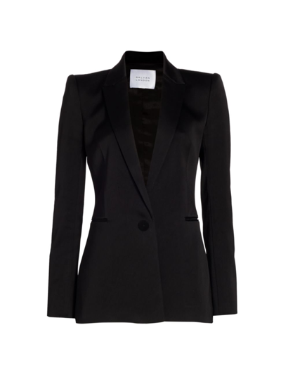 Galvan Sculpted Single-breasted Blazer In Black