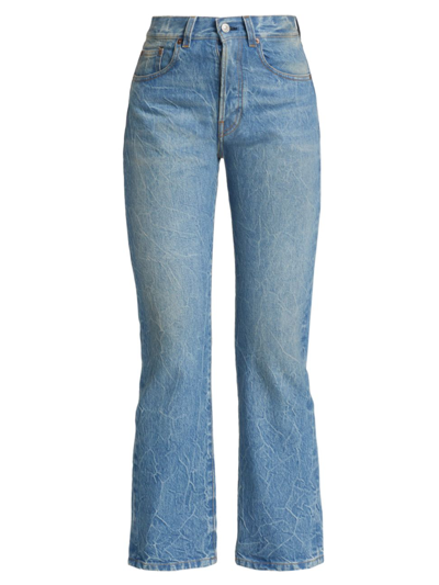 Victoria Beckham Victoria High-rise Flare Jeans In Blue