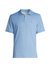 Vineyard Vines Edgartown Piqué Polo Shirt In Tide Blue