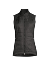 Zero Restriction Tess Full-zip Vest In Black