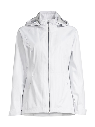 Zero Restriction Sloane Zip Jacket In White