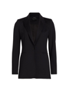 ALICE AND OLIVIA WOMEN'S BREANN LONG FITTED BLAZER