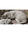 CAMPANIA INTERNATIONAL RECLINING DOG GARDEN STATUE