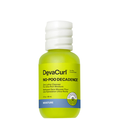 Devacurl No-poo Decadence Zero Lather Cleanser For Ultra-rich Moisture (various Sizes) - 3 Oz.