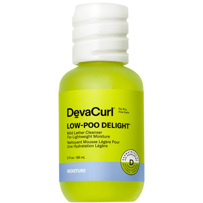Devacurl Low-poo Delight Mild Lather Cleanser For Lightweight Moisture (various Sizes) - 3 Oz.