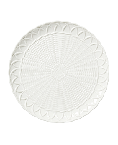 Lenox Wicker Creek Round Platter In White