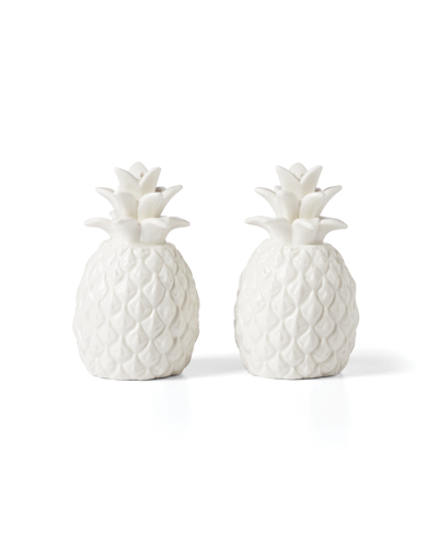 Lenox Wicker Creek Pineapple Salt Pepper Set, Set Of 2 In White