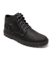 Rockport Men's Storm Surge Plain Toe Water & Slip-resistant Boots In Black