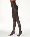 Hue High-waist Control Top Tights In Espresso Solid