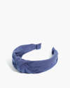 Mw Knotted Covered Headband In Dusk Peri