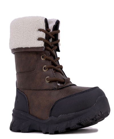 Nautica Little Boys Indus Boots In Chocolate