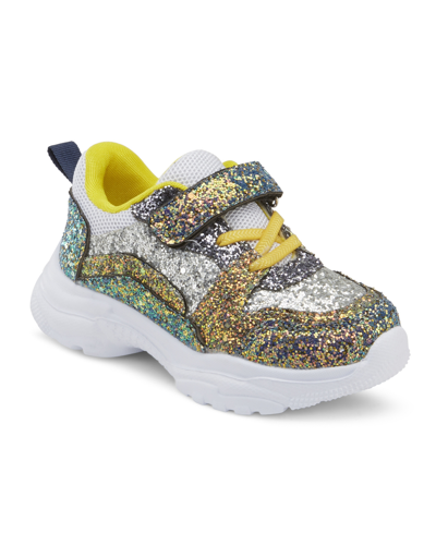 Olivia Miller Little Girls Razzle Dazzle Sneaker In Multi