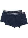 Dolce & Gabbana Logo Boxers Set In Blue