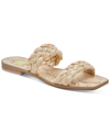 DOLCE VITA WOMEN'S INDY BRAIDED FLAT SANDALS WOMEN'S SHOES