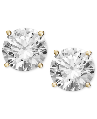 Macy's Diamond Stud Earrings (1 Ct. T.w.) In 14k Gold Or White Gold In Yellow Gold