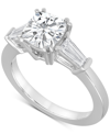 Badgley Mischka Certified Lab Grown Diamond Engagement Ring (2-1/2 Ct. T.w.) In 14k Gold In White Gold