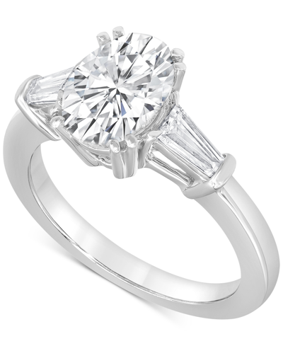 Badgley Mischka Certified Lab Grown Diamond Engagement Ring (2-1/2 Ct. T.w.) In 14k White Gold