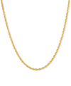 MACY'S SPARKLE ROPE 20" CHAIN NECKLACE (2MM) IN 14K GOLD