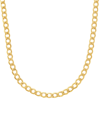 Italian Gold 18 22 Curb Link Chain Necklace Collection 5mm In 14k Gold In Yellow Gold