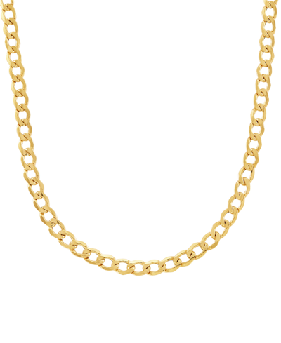 ITALIAN GOLD LIGHTWEIGHT 20" CURB LINK CHAIN NECKLACE (5MM) IN 14K GOLD