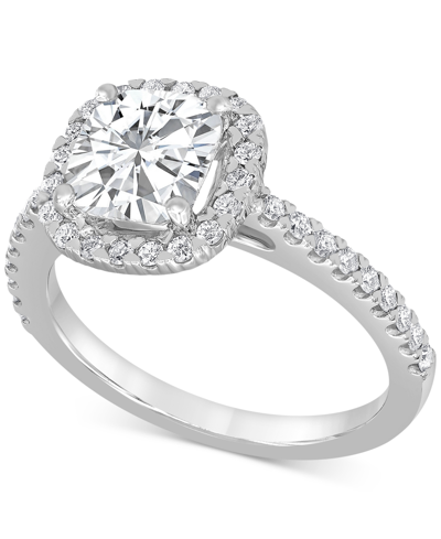 Badgley Mischka Certified Lab Grown Diamond Halo Engagement Ring (2-1/2 Ct. T.w.) In 14k White Gold