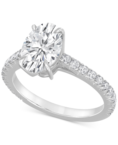 Badgley Mischka Certified Lab Grown Diamond Engagement Ring (2-1/2 Ct. T.w.) In 14k White Gold