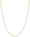 Giani Bernini Thin Rope Chain Necklace 16 24 1.5mm In 18k Gold Plate Over Sterling Silver Or Sterling Silver Creat In Gold Over Silver