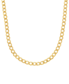 Italian Gold 18 22 Curb Link Chain Necklace Collection 5mm In 14k Gold In Yellow Gold