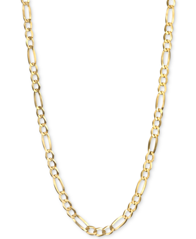 Italian Gold 20" Figaro Link (5-3/4mm) Chain Necklace In 14k Gold