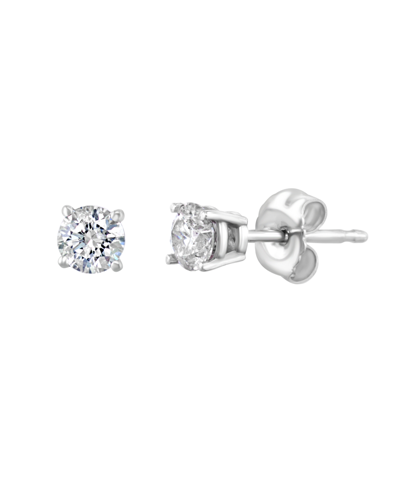 Effy Collection Effy Diamond (1/2 Ct. T.w.) Stud Earrings In 14k White Gold