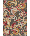 KAS HARBOR FLORA 4213 TAUPE 2' X 3' INDOOR/OUTDOOR AREA RUG