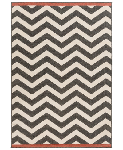 Surya Closeout!  Alfresco Alf-9646 Black 8'9" X 12'9" Area Rug, Indoor/outdoor