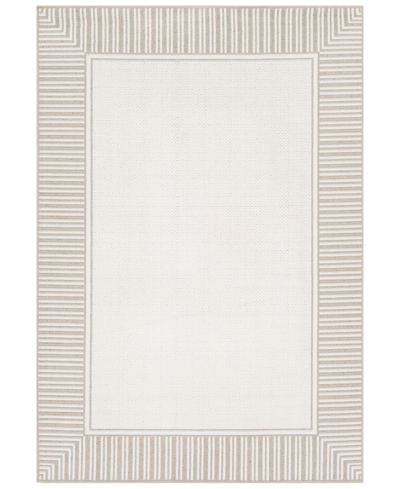 Surya Alfresco Alf-9681 Taupe 5'3" X 7'6" Area Rug, Indoor/outdoor