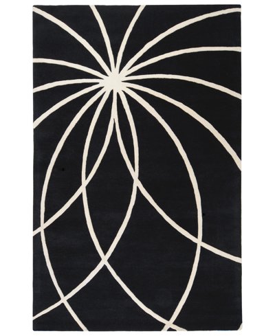 Surya Forum Fm-7072 Black 6' X 9' Area Rug