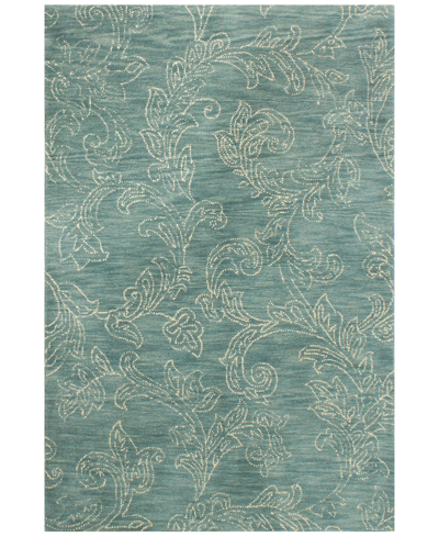 Bb Rugs Veneto Cl142 8'6" X 11'6" Area Rug In Teal