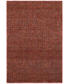 Jhb Design Atlas Dig 7'10" X 10'10" Area Rug In Red
