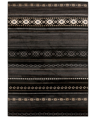 Abbie & Allie Rugs Rugs Paramount Par-1047 1'10" X 2'11" Area Rug In Black